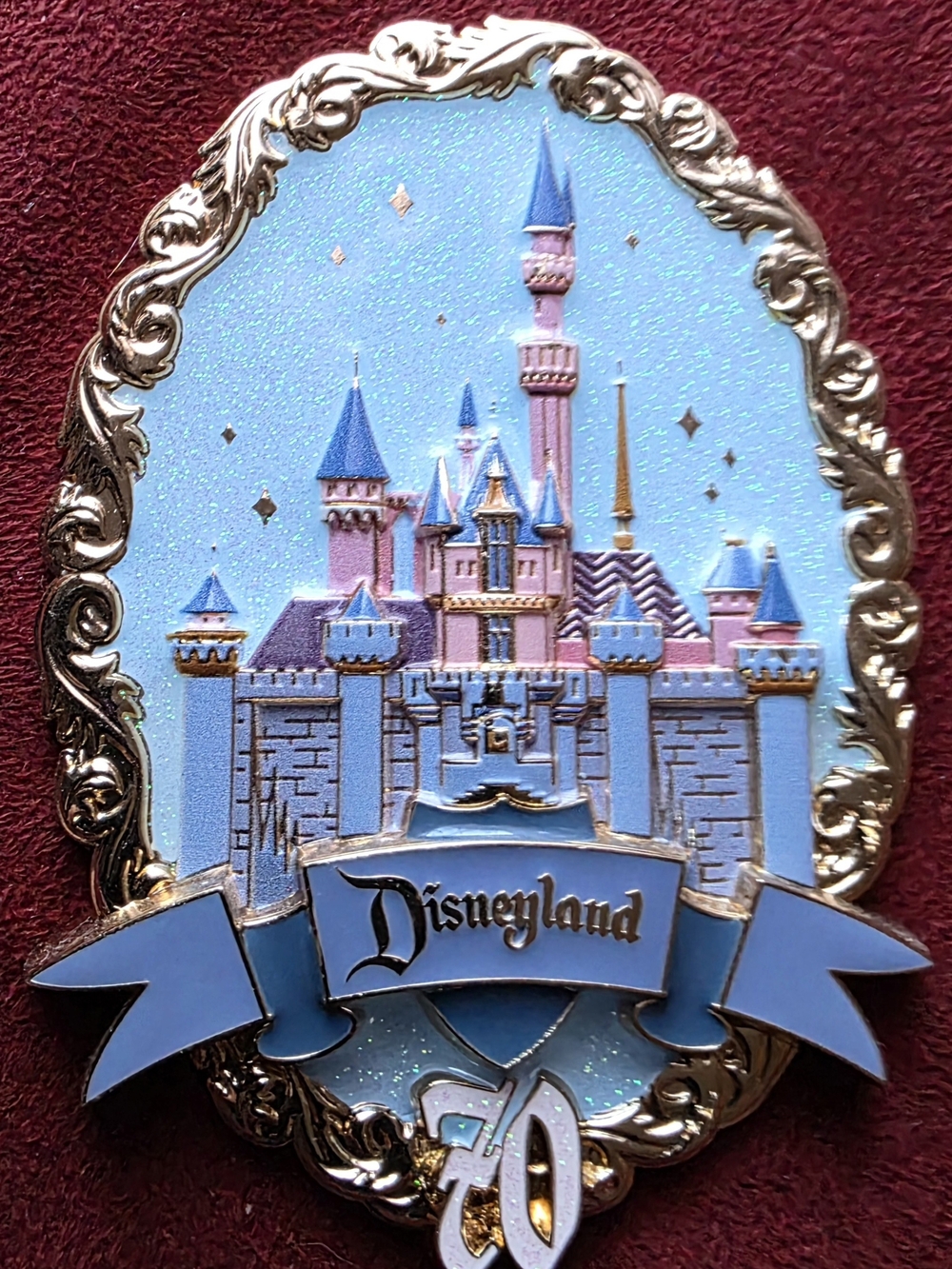 Disneyland Sleeping Beauty Castle 70th Anniversary Magnet